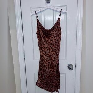 Cheetah print dress